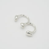 3stones ring silver