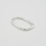 link double finger ring 002 silver