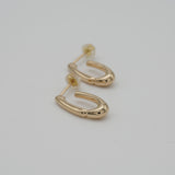 link 002 hoop pierce gold