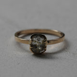 ＜一点限り＞Oil in Quartz ring K18 #14