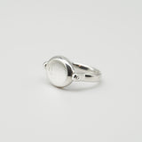 ＜12/14 予約開始＞swivel onyx ring silver