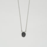 ＜12/14 販売開始＞Onyx necklace silver