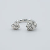 ＜12/14 予約開始＞CZ pavé ring silver